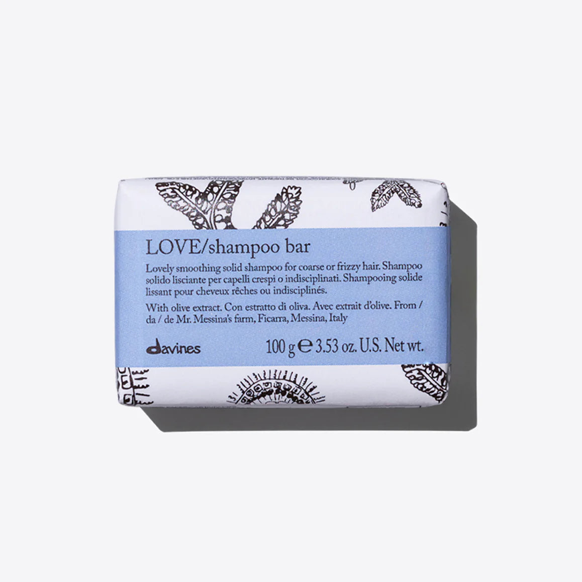 DÁVINES Love Shampoo Barra Cabello Crespo 100gr