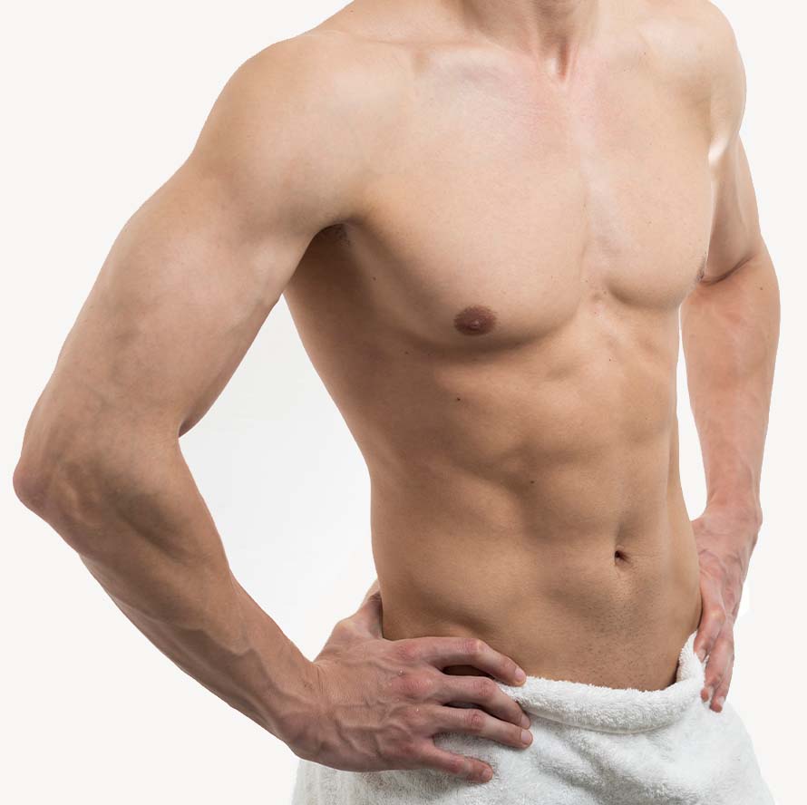 Depilación Abdomen + Pecho Hombre